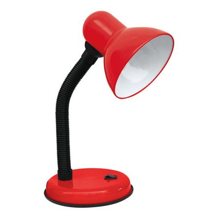 Настольная лампа на подставке MT-203B красная E27 60Вт, фото 