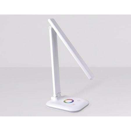 Светодиодная настольная лампа с RGB подсветкой DE530 WH, фото , изображение 5