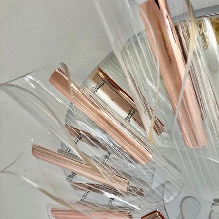 Светодиодная люстра ESTARES LUMIERA 90W CR/GD/CLEAR, фото , изображение 5