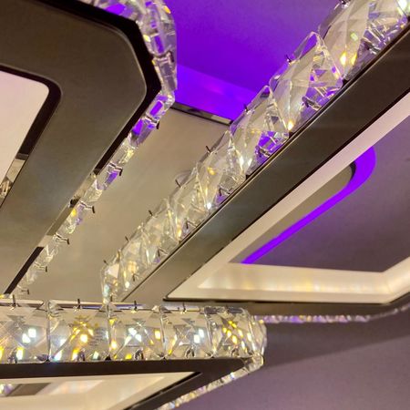 Светильник светодиодный 60243/5 RGB WH+CR LED 192+36W, фото , изображение 6