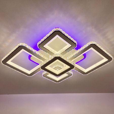 Светильник светодиодный 60243/5 RGB WH+CR LED 192+36W, фото , изображение 3
