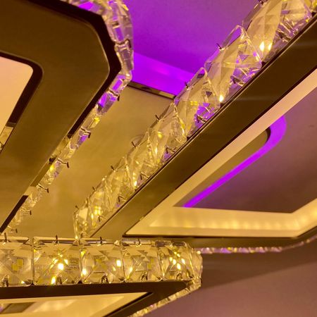 Светильник светодиодный 60243/5 RGB WH+CR LED 192+36W, фото , изображение 2