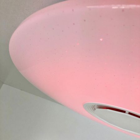 Управляемый светодиодный светильник Ambrella RGB FF201 WH/CH белый/хром 72W D495*85 Музыка+Подсветка, фото , изображение 12