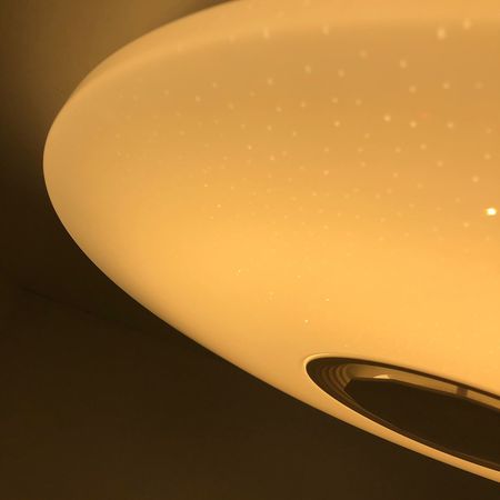 Управляемый светодиодный светильник Ambrella RGB FF201 WH/CH белый/хром 72W D495*85 Музыка+Подсветка, фото , изображение 17