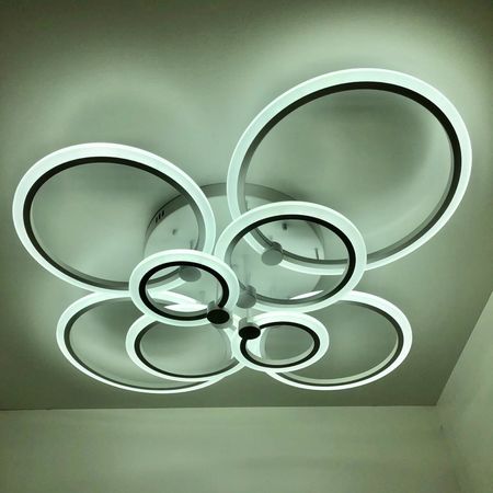 Светодиодная люстра МХ10025/8 WH 208W, фото , изображение 2