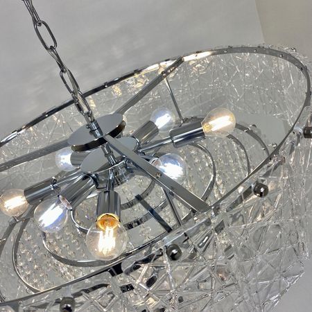 Подвесная хрустальная люстра TR5235/8 CH/CL, фото , изображение 5