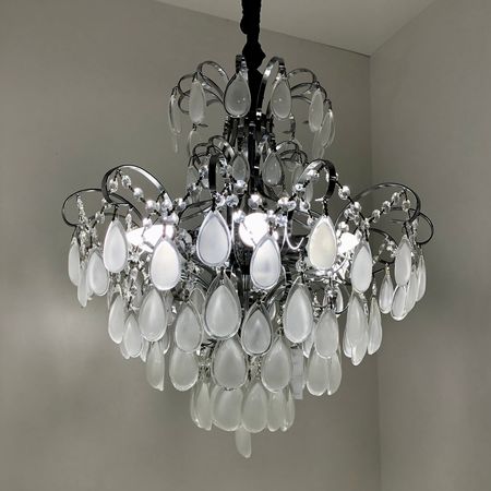 Люстра рожковая хрусталь SC9166/6 CH, фото 