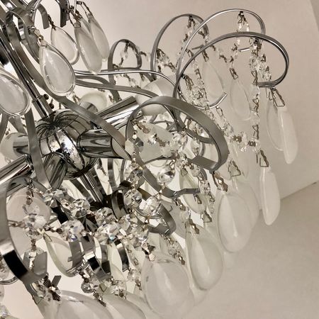 Люстра рожковая хрусталь SC9166/6 CH, фото , изображение 2