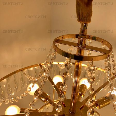 Люстра 89022/8+1 GD, фото , изображение 2