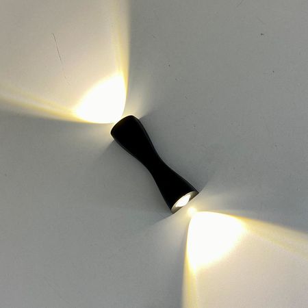 Светодиодный светильник интерьерный ESTARES SAVIO 6W 3L-WW-BLACK-220-IP54, фото 