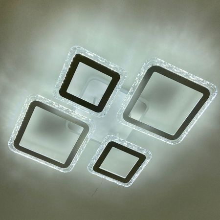 Люстра светодиодная ESTARES OVAL DOUBLE RGB 75W, фото , изображение 2