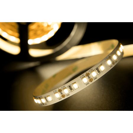 Светодиодная лента 12 Вт/м (120 диодов на метр) SMD 2835 (IP20) нейтральный белый 12В/SWG, фото , изображение 7