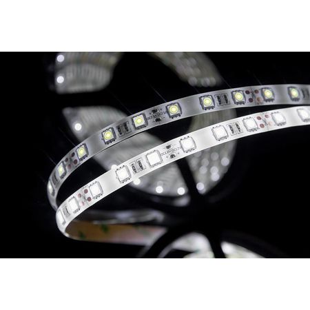 Светодиодная лента 14,4 Вт/м SMD5050 (60 диод/м) Закрытая (IP65) Цвет Холодный белый 12В/SWG, фото , изображение 3