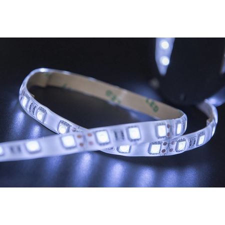 Светодиодная лента 14,4 Вт/м SMD5050 (60 диод/м) Закрытая (IP65) Цвет Холодный белый 12В/SWG, фото , изображение 9