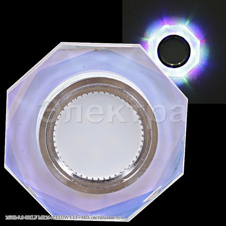 Встр. свет-к 16302-9.0-001LF MR16+LED3W CLF+MIX, фото 