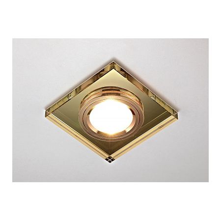 Встр. свет-к 8170 GOLD золото MR16 D90 mm амбрелла, фото 