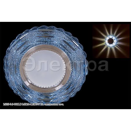 Встр. свет-к 14310-9.0-001LD MR16+LED3W BL, фото 