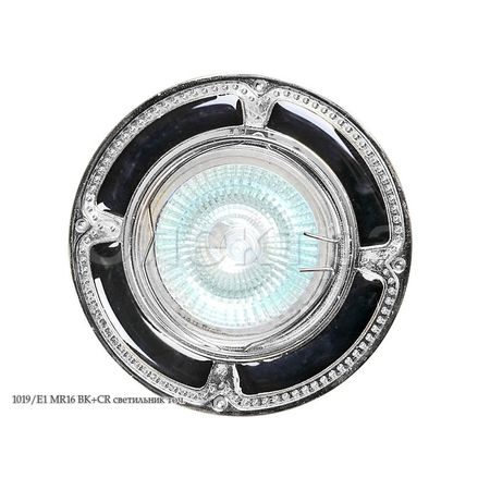 Встр. свет-к 1019/E1 MR16 BK+CR, фото 