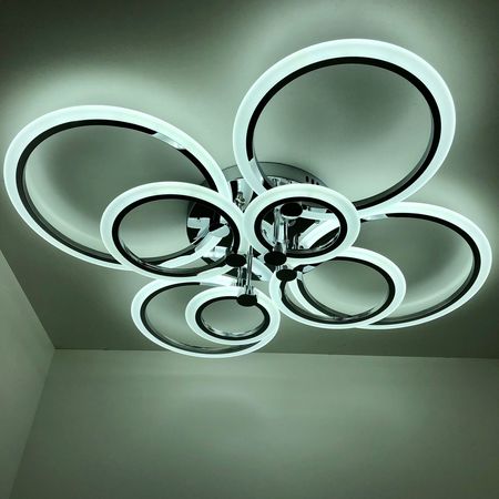 Люстра светодиодная 37548 CR 160W, фото , изображение 3
