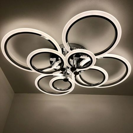 Люстра светодиодная 37548 CR 160W, фото , изображение 5