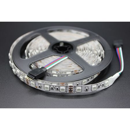 Светодиодная лента 14.4 Вт/м SMD5050 (60 диод/м) Открытая (IP20) Цвет RGB LR, фото 