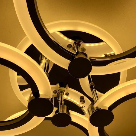 Люстра светодиодная 3009/2+2 CR RGB, фото , изображение 9