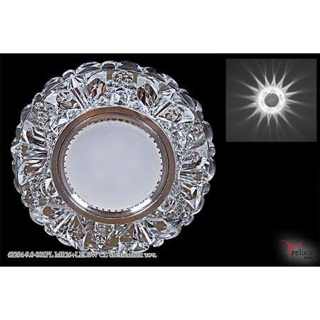 Встр. свет-к 42204-9.0-001PL MR16+LED3W CL, фото 
