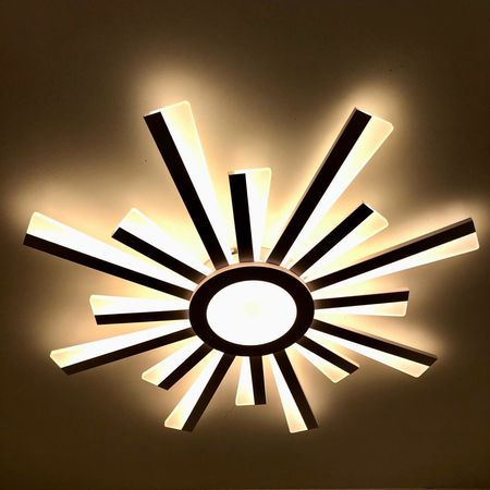 Управляемая светодиодная люстра ESTARES TERESA 100W WT, фото , изображение 5