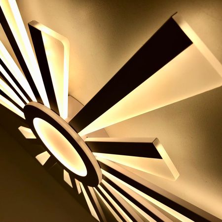 Управляемая светодиодная люстра ESTARES TERESA 100W WT, фото , изображение 3