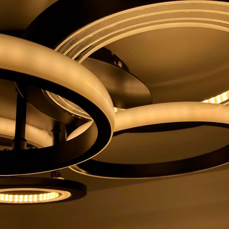 Люстра с/д Х20454/5S BK LED 120W, фото , изображение 3