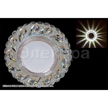 Встр. свет-к 11024-9.0-001LD MR16+LED3W WT, фото 