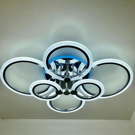 Светодиодная люстра 3009/6B CR/RGB, фото 