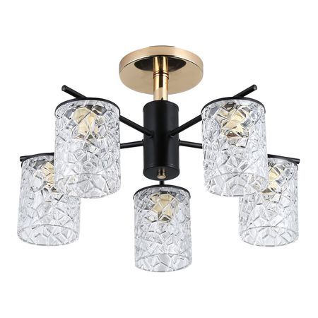 Люстра 12158/5 FGD+BK CL, фото 