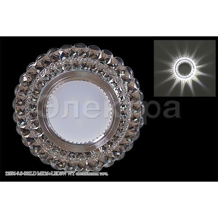 Встр. свет-к 11056-9.0-001LD MR16+LED3W WT, фото , изображение 2