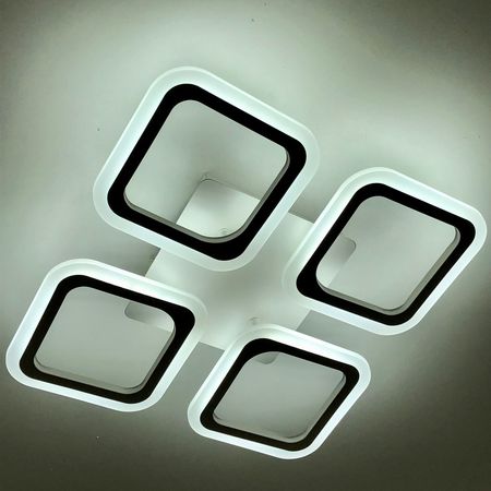 Люстра светодиодная ROOM ESTARES 60W 4S WT, фото , изображение 8