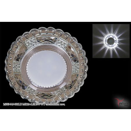 Встр. свет-к 14303-9.0-001LD MR16+LED3W WT, фото 