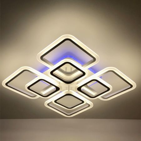 Светодиодная люстра LI8822/4+4 WH RGB 176W+10W(RGB), фото , изображение 6
