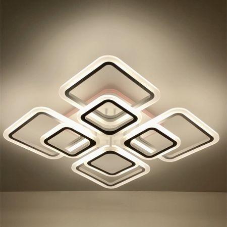 Светодиодная люстра LI8822/4+4 WH RGB 176W+10W(RGB), фото , изображение 4