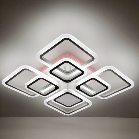 Светодиодная люстра LI8822/4+4 WH RGB 176W+10W(RGB), фото , изображение 5