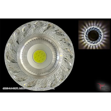 Встр. свет-к 42203-9.0-001PL MR16+LED3W CL, фото 
