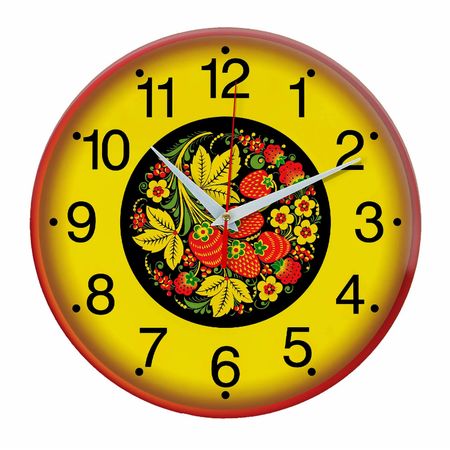 Часы настенные Хохлома, фото 