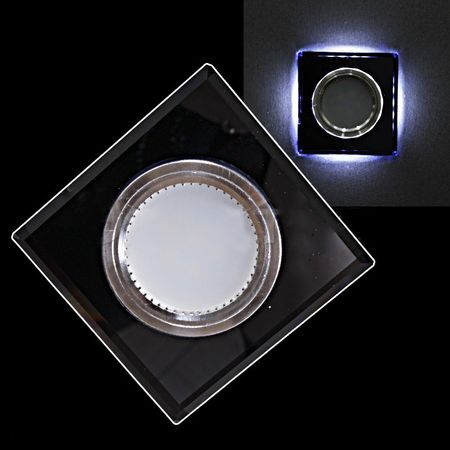 Встр. свет-к 16310-9.0-001LF MR16+LED3W BK, фото 