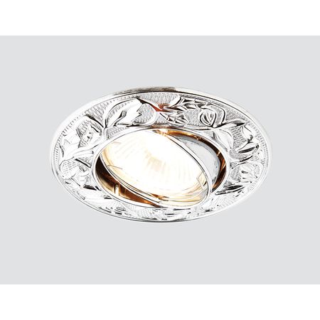 Встр. свет-к 711 WH хром MR16 амбрелла, фото 