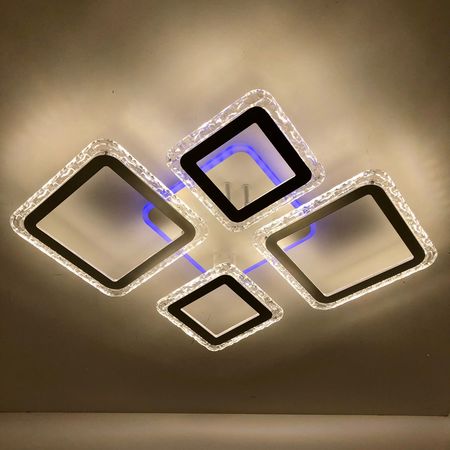 Люстра светодиодная ESTARES OVAL DOUBLE ICE RGB WT 75W, фото , изображение 9