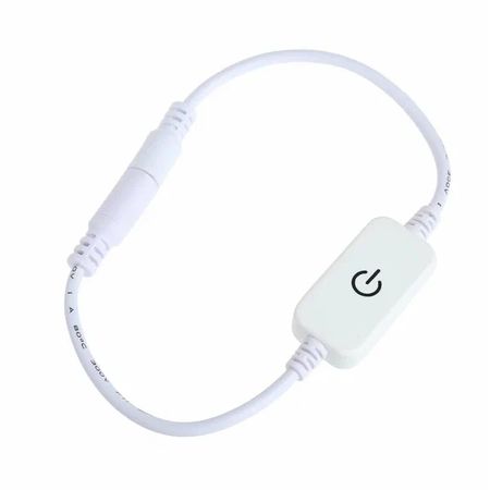 Выключатель сенсорный , диммер, скрытый монтаж , Белый  12/24V 5A, фото 