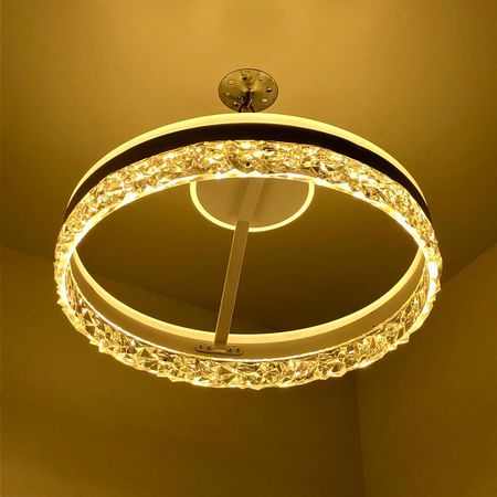 Управляемая светодиодная люстра ESTARES STELLA C ICE 90W, фото , изображение 2