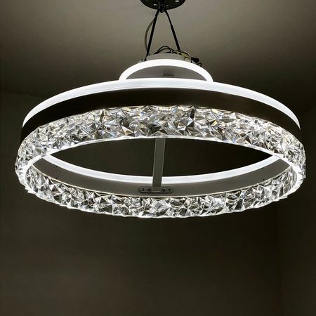 Управляемая светодиодная люстра ESTARES STELLA C ICE 90W, фото , изображение 7