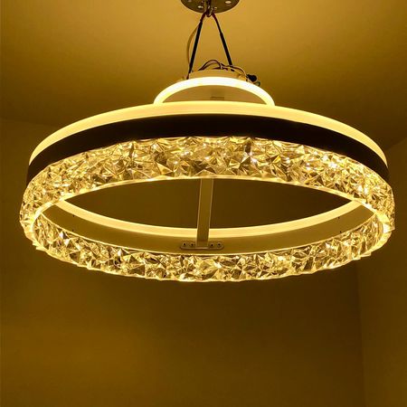 Управляемая светодиодная люстра ESTARES STELLA C ICE 90W, фото , изображение 9