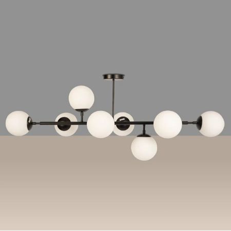 Светильник потолочный под лампу AURORA LUNA-8G9-BL BK IN HOME, фото 