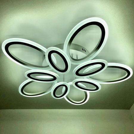 Светодиодная люстра LI8877/5+5А WH 160W, фото , изображение 7